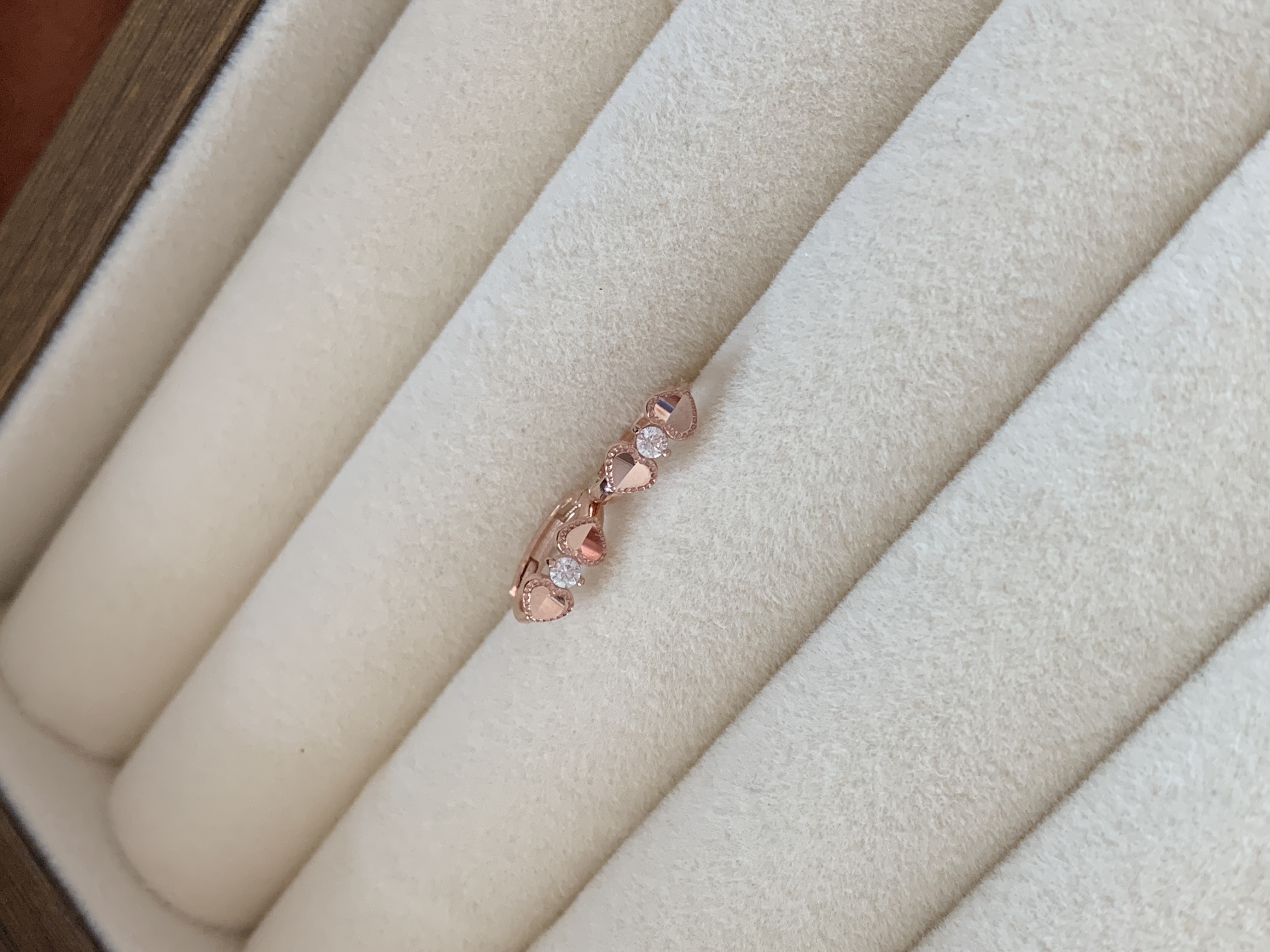 더블하트Q 귀걸이