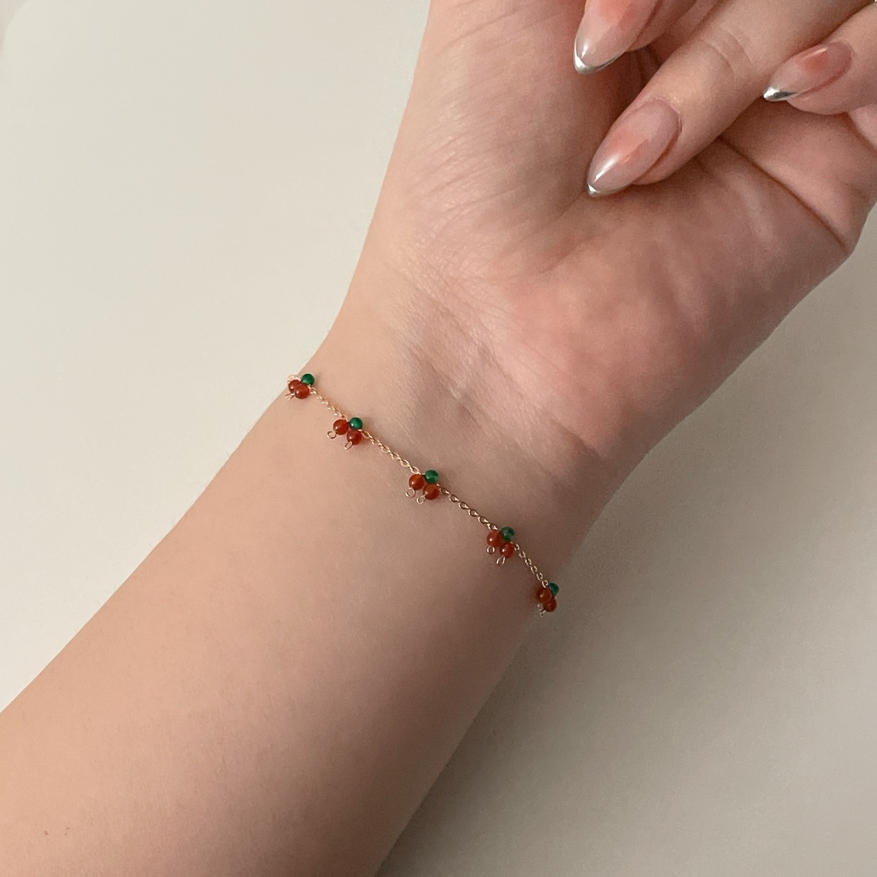 #알제품자만옥 그린옥 팔찌