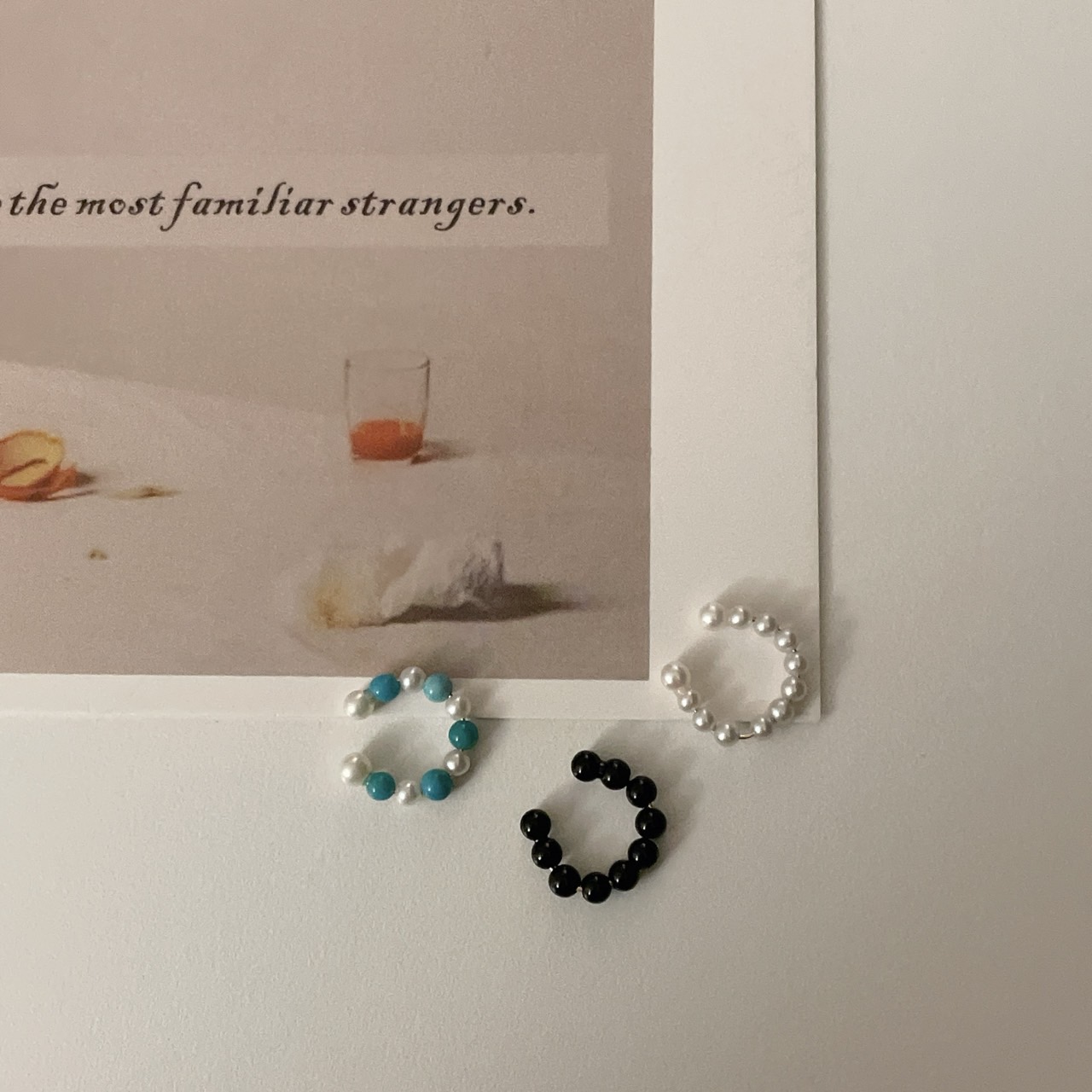 #이어커프진주 담수