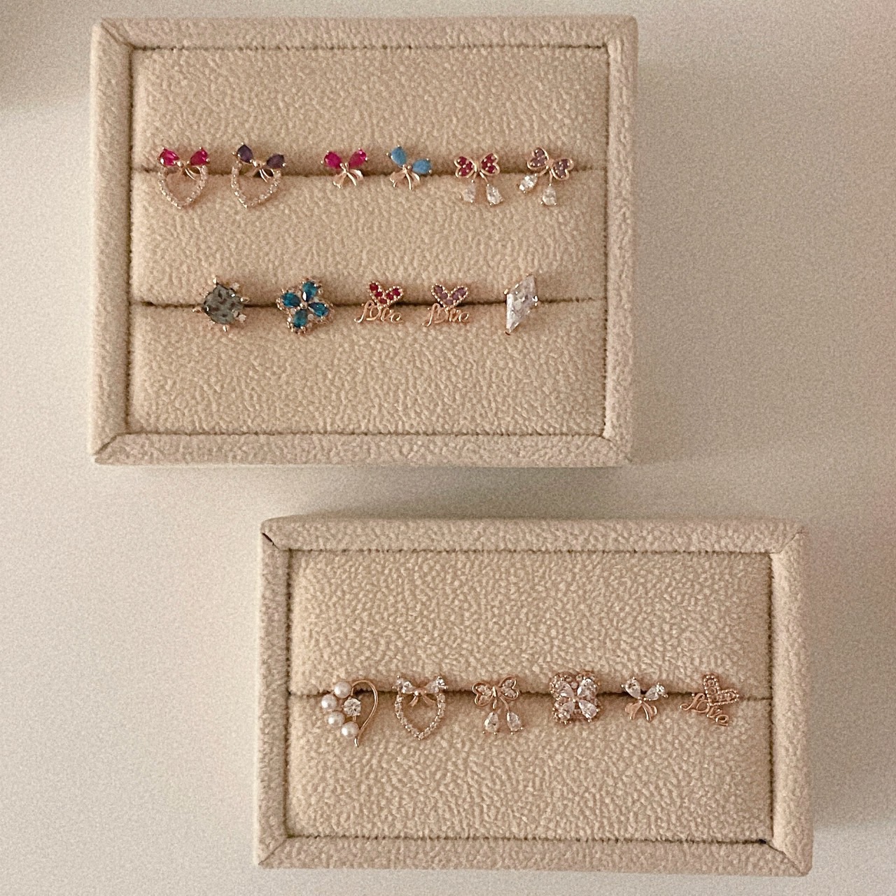 #피어싱 하트진주