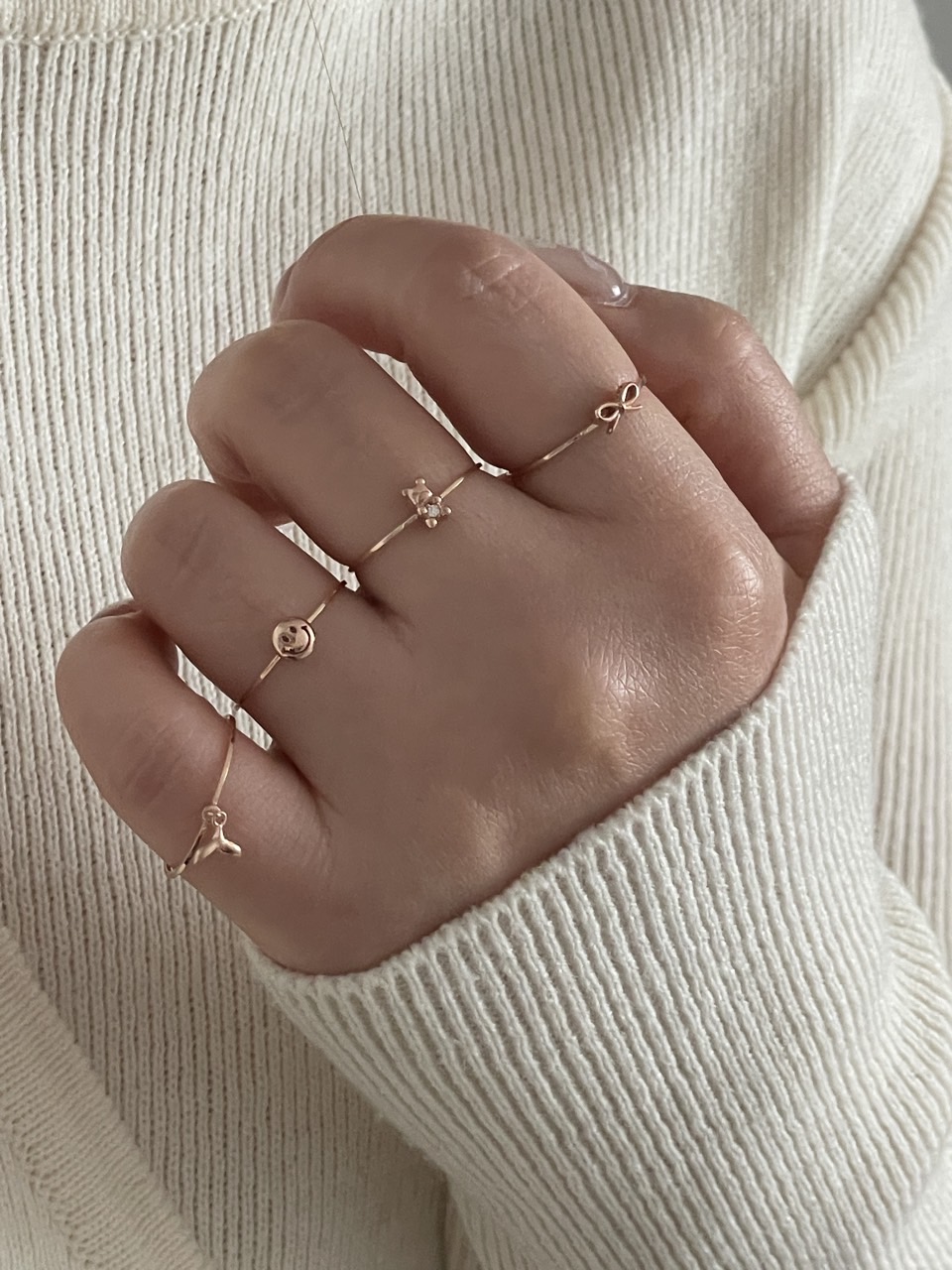 #한푼반지 고래꼬리