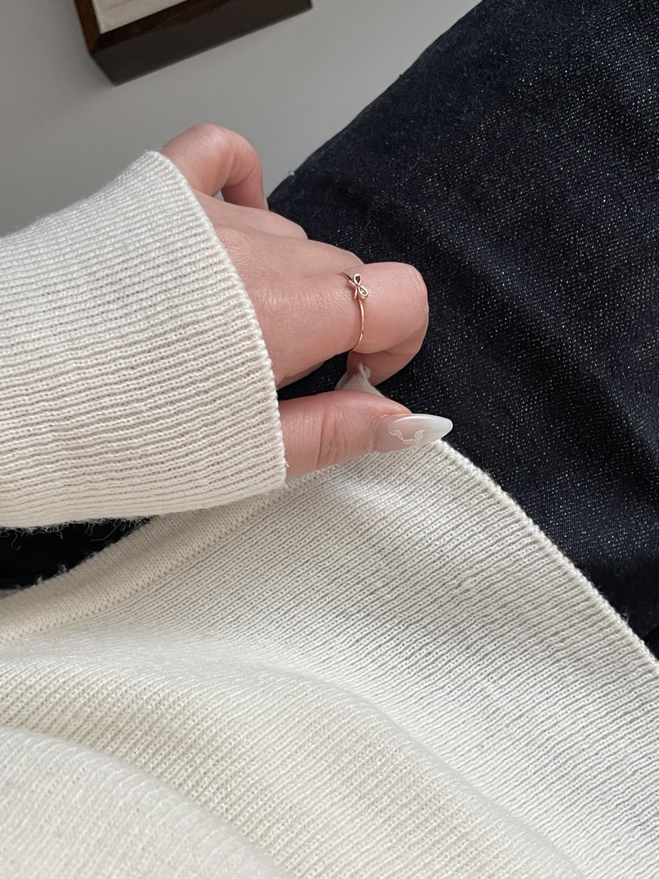 #한푼반지 리본